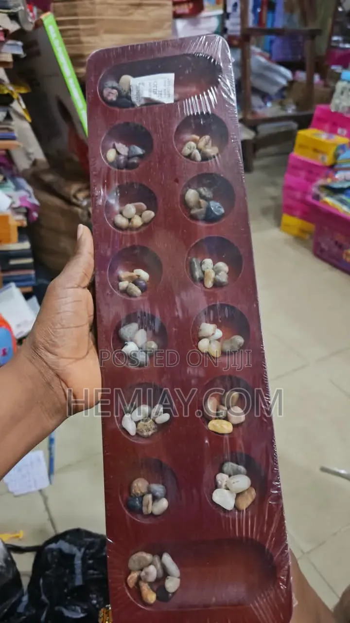Standard Mancala Board Game / Imported Ayoo Board  