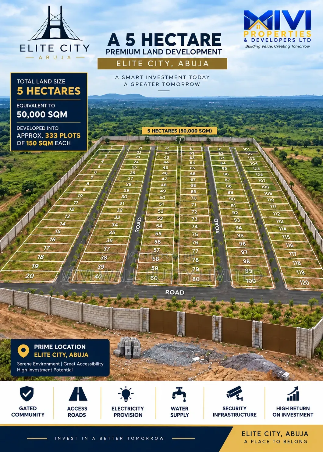 Elite City Estate Abuja Now Selling Hectare