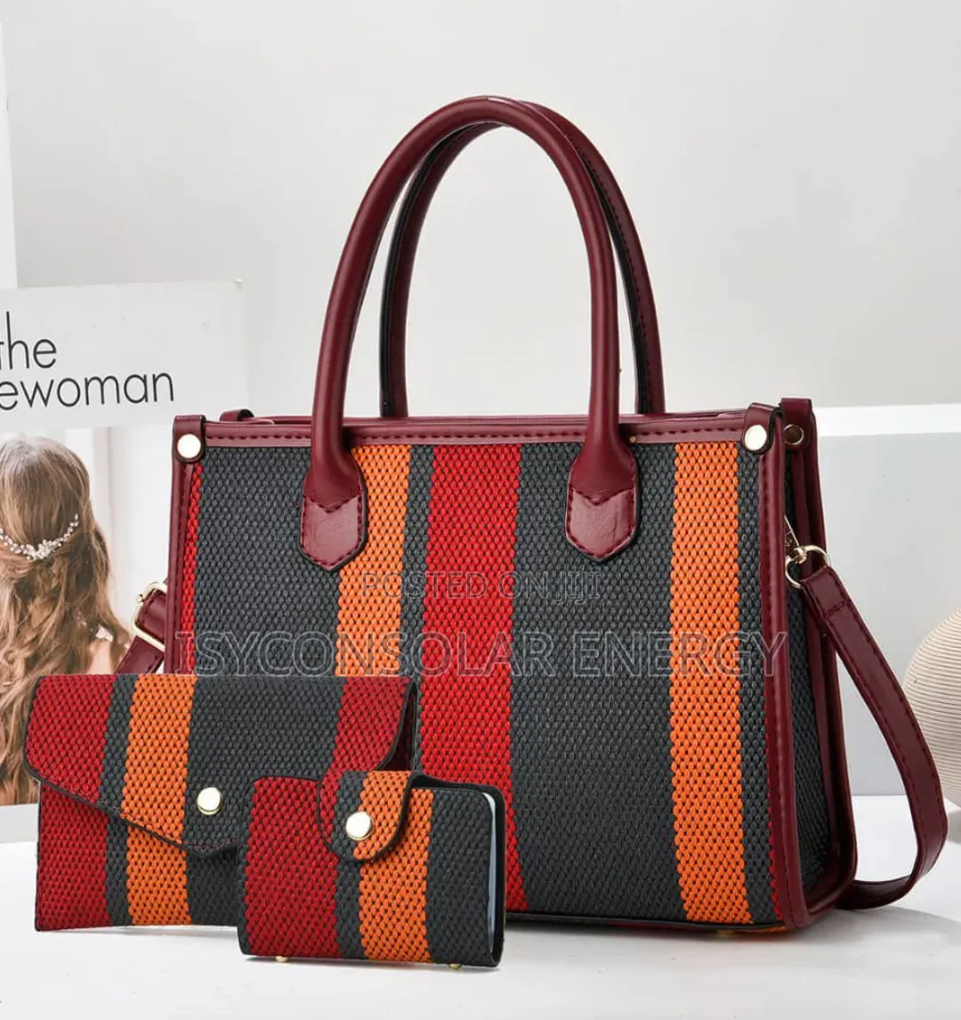 Stylish 3-Piece Structured Handbag