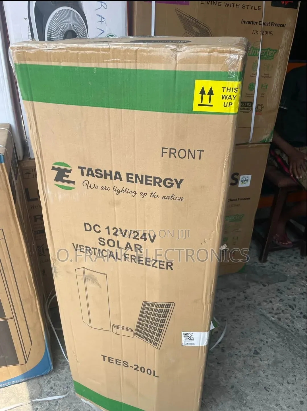 Tasha Upright Solar Inverter Freezer