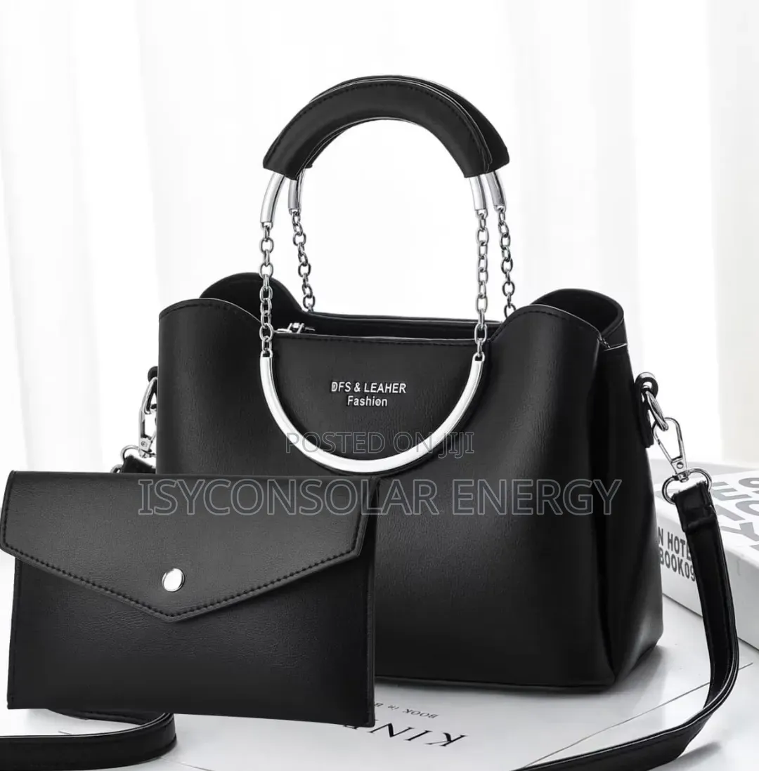 Black 2-in-1 Handbag Set