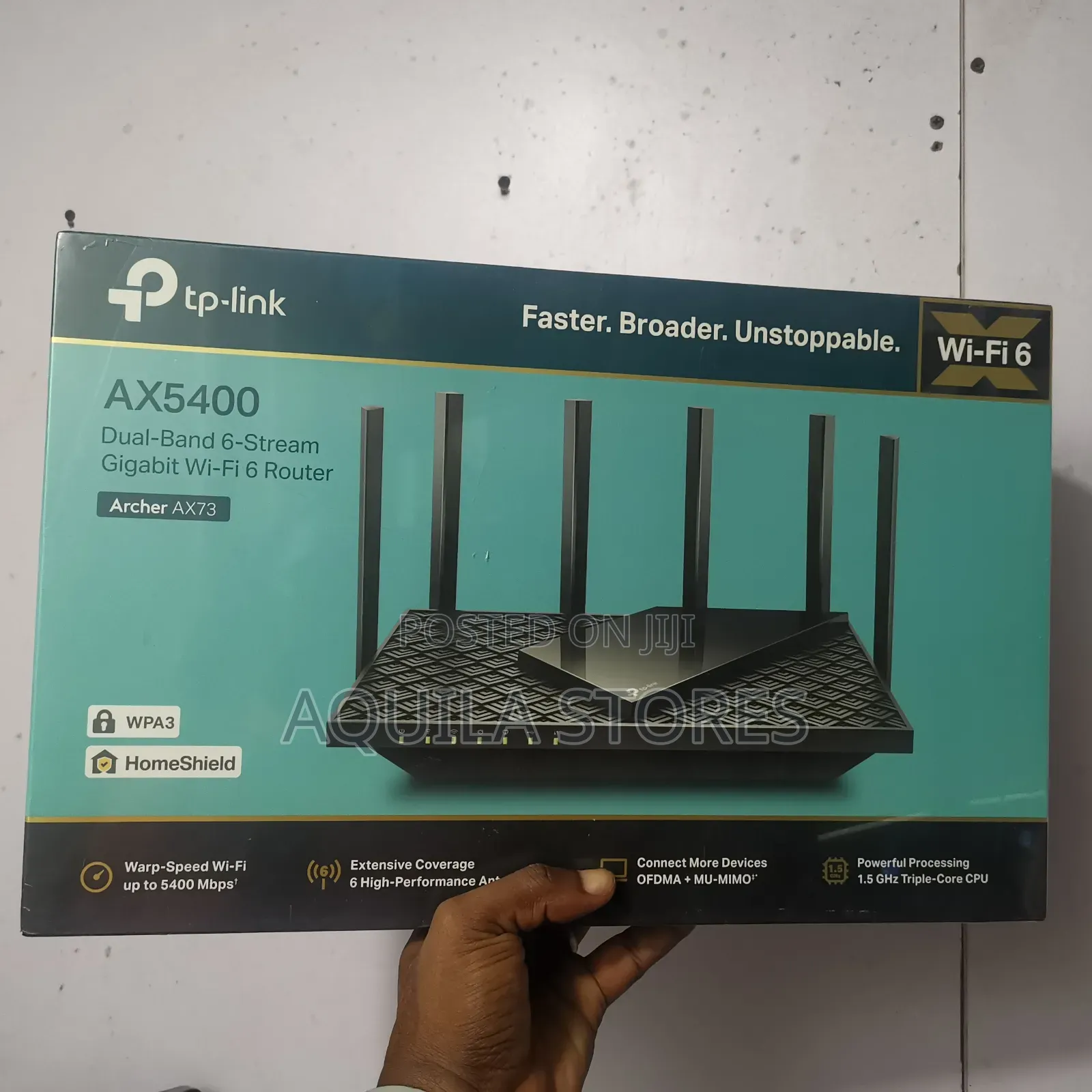 TP-Link Archer Ax73 Ax5400 Dual-Band Gigabit Wi-Fi 6 Router