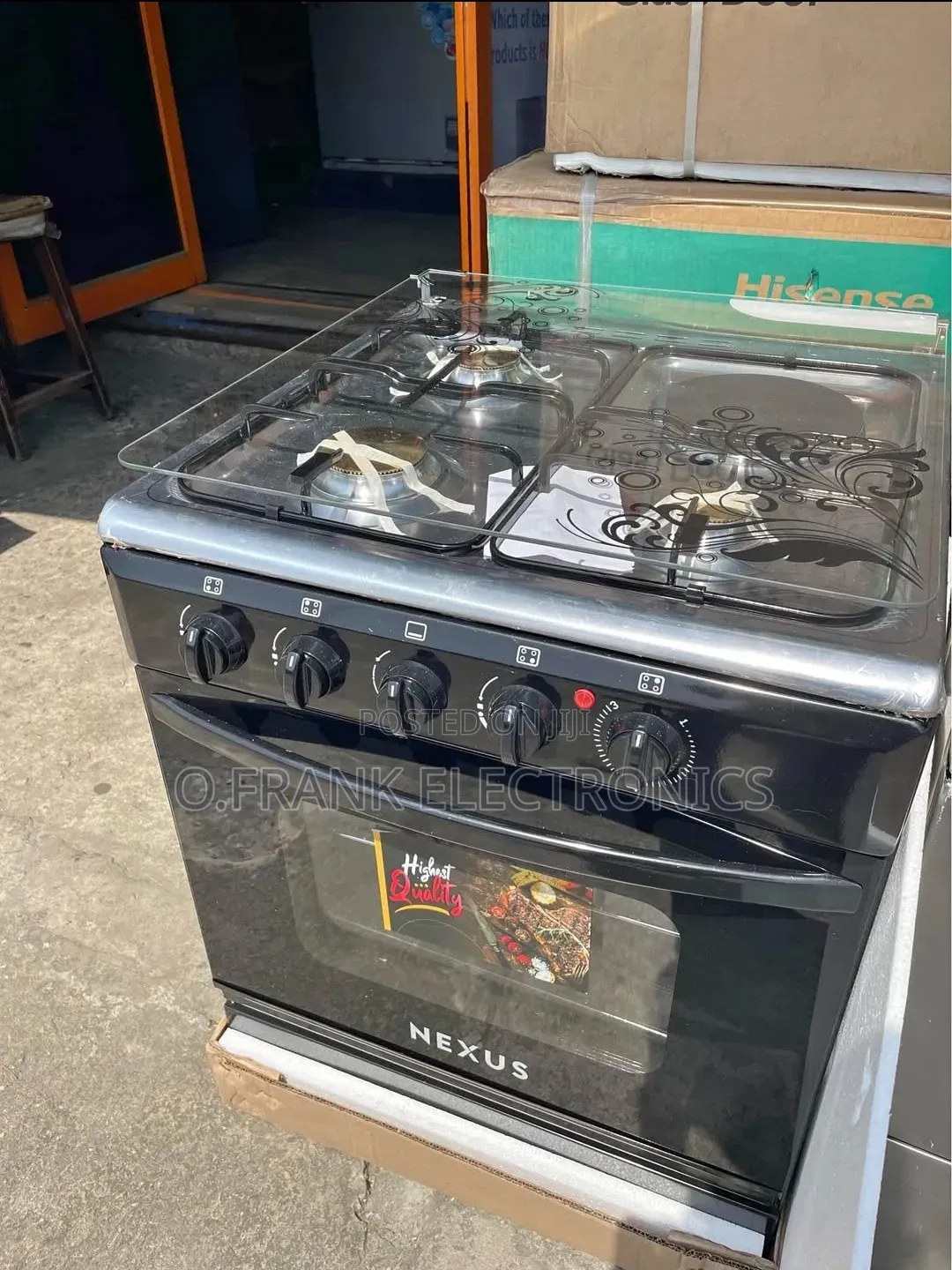 Nexus Big Size Gas Cooker 60x60 (3+1)
