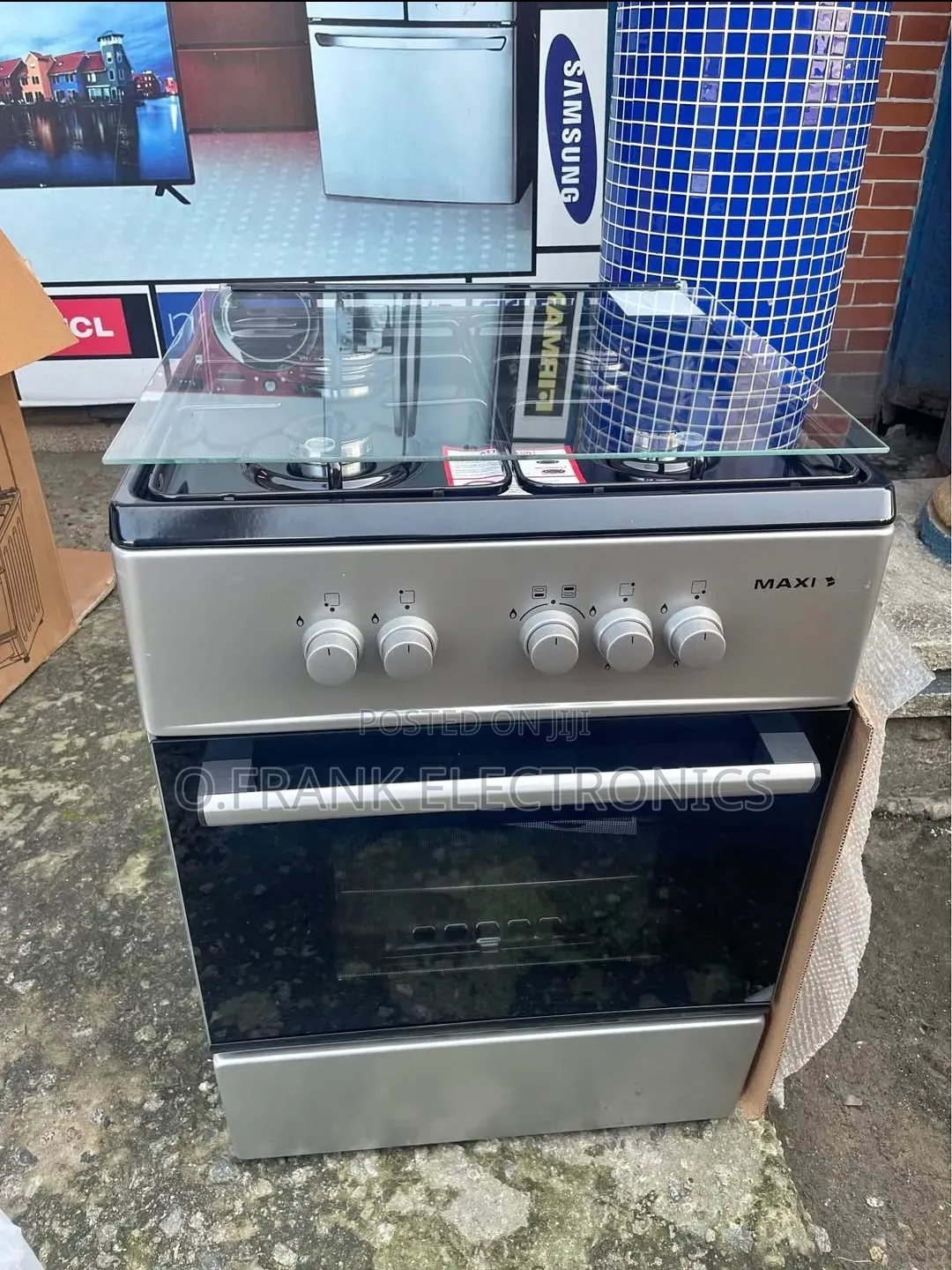 MAXI 60x60 4 Burner Gas Cooker