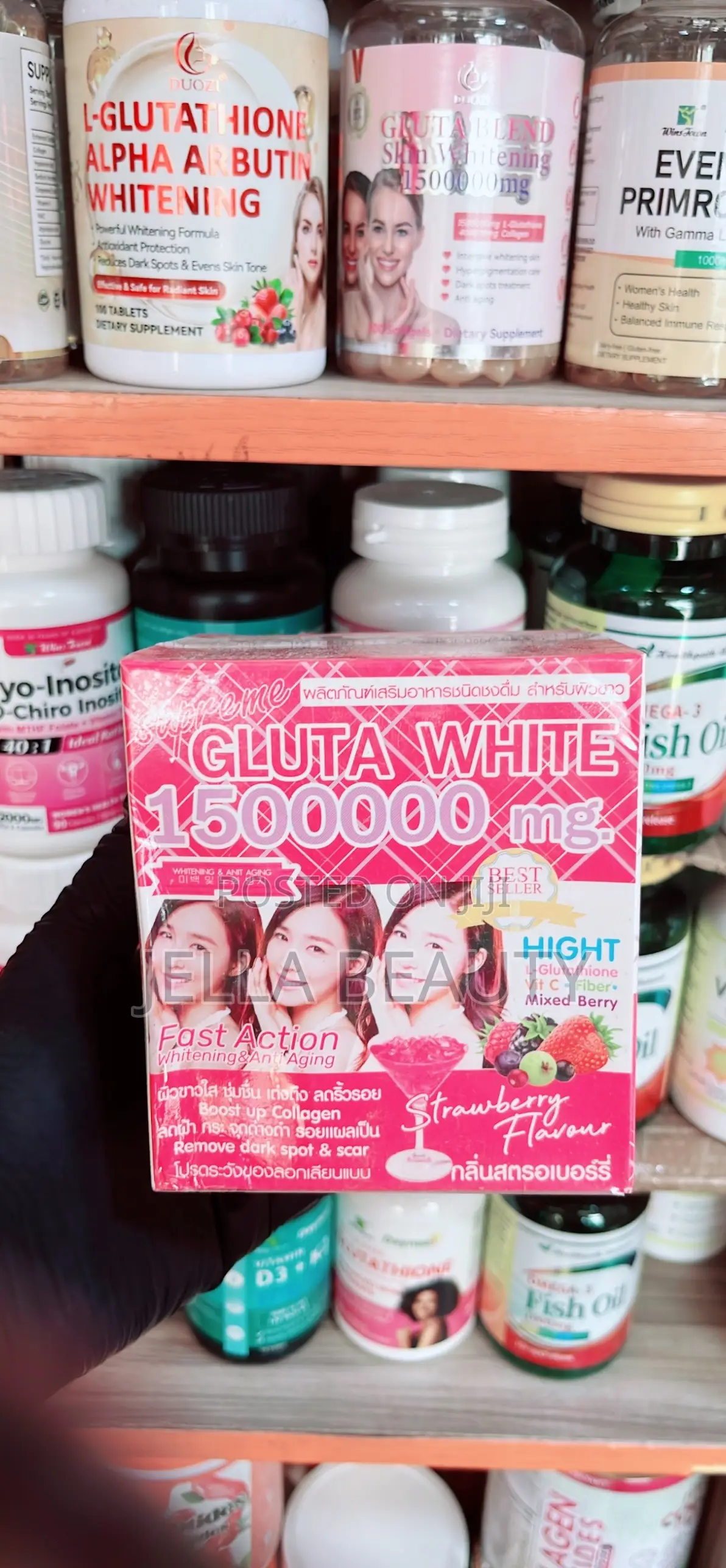Supreme Gluta White Mg High Glutathione Drink Powder
