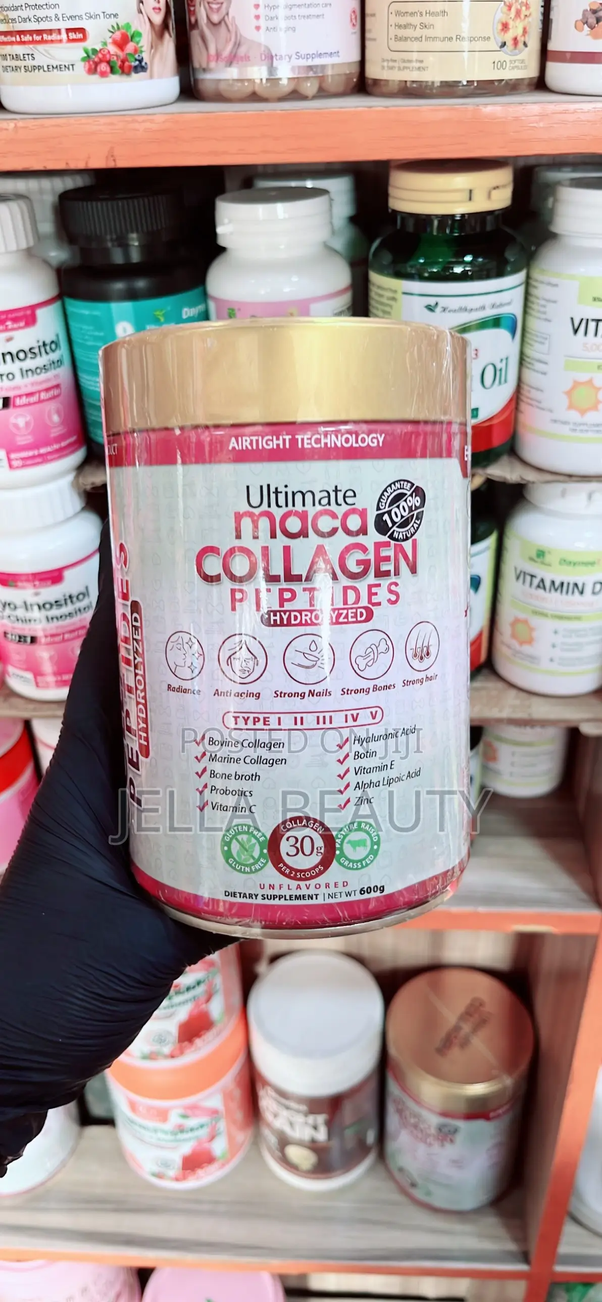 Ultimate Maca Collagen Hydrolyzed Peptide Dietary Supplement