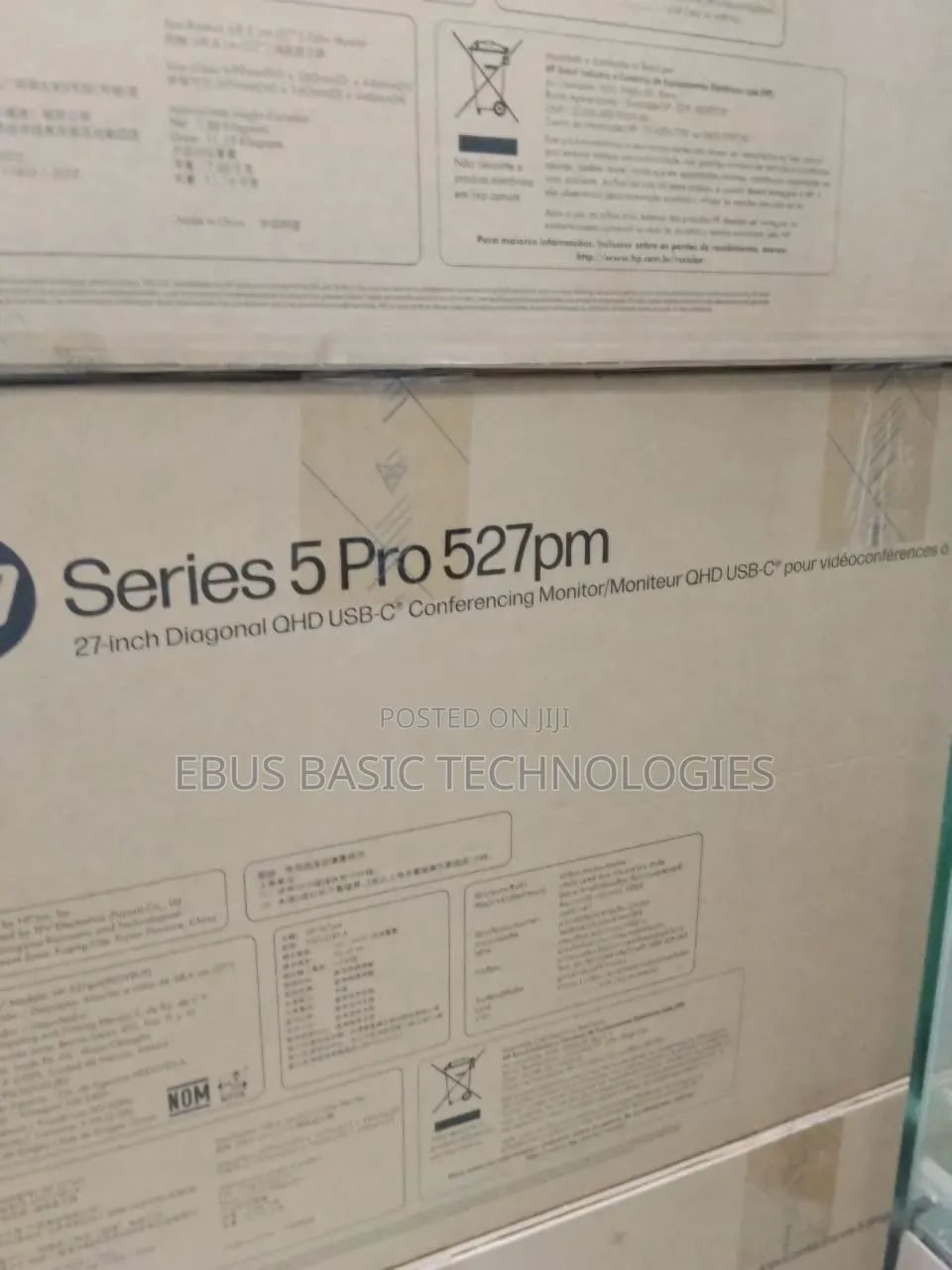 HP Series 5 Pro 527pm QHD USB-C Conferencing Monitor