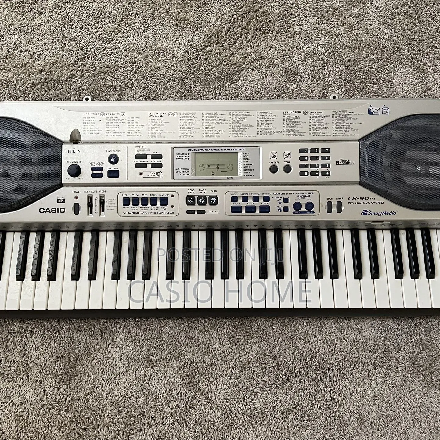 Premium Neat 5octaves Casio Piano Keyboard With Transpose and Adapter