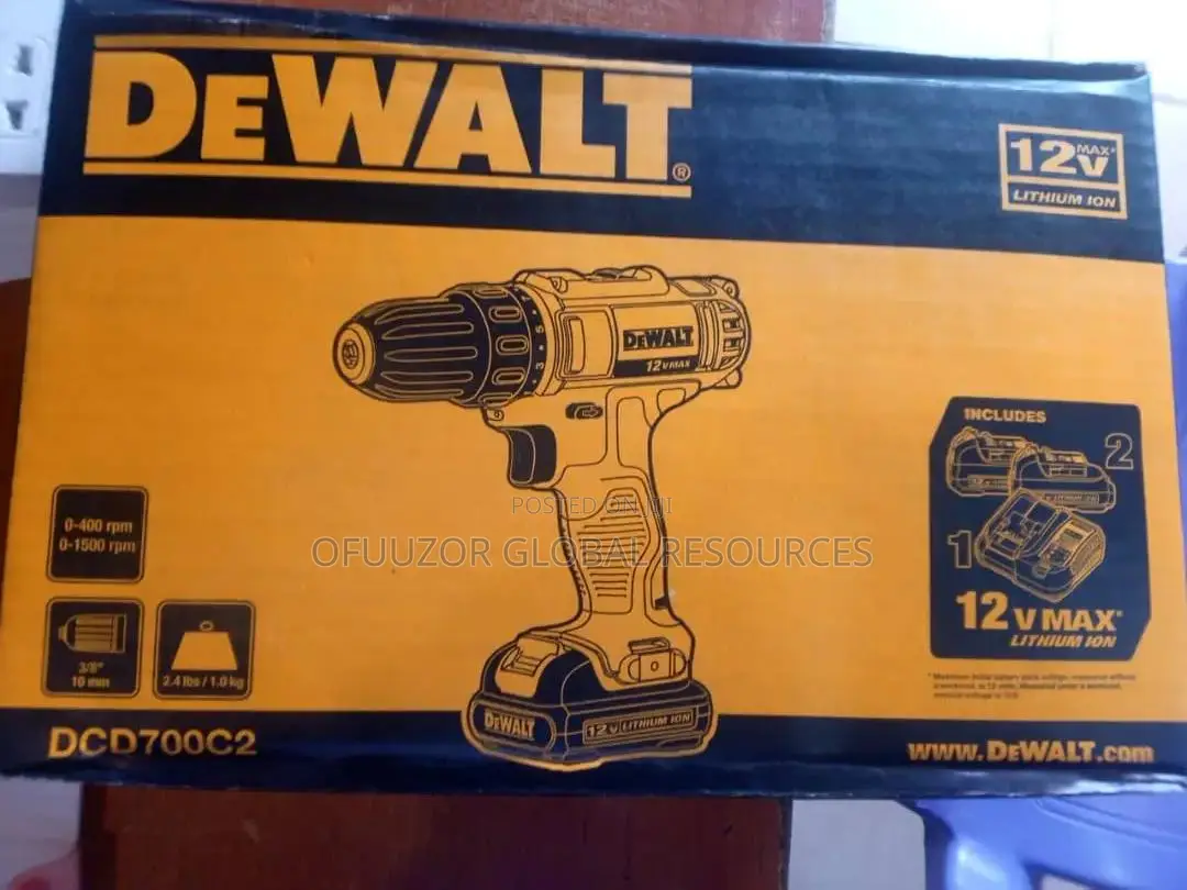Cordless Dewalt Drill Machine 12v