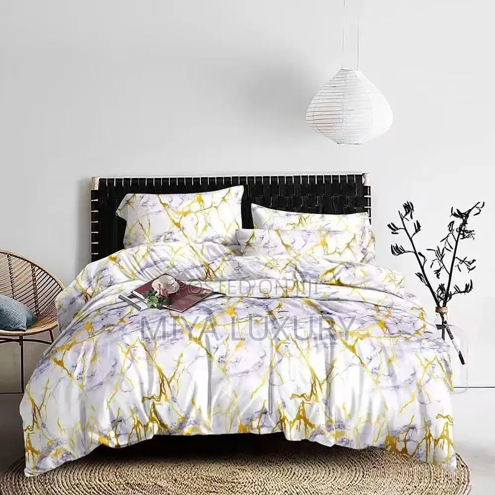Quality White Cotton Duvet Set