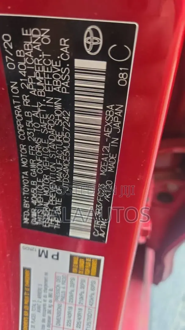 Toyota Corolla 2021 Red