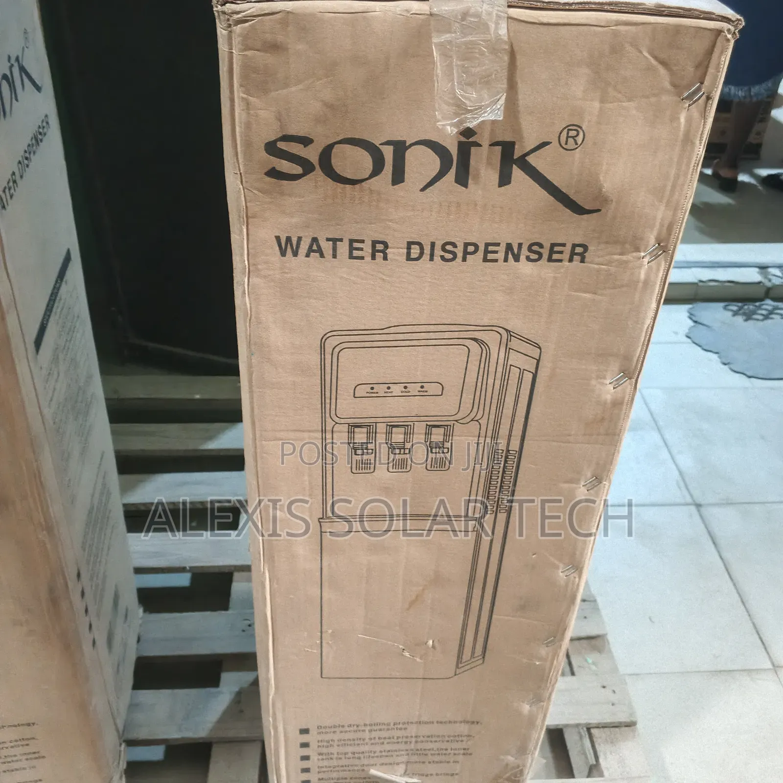 3 Tapper Sonik Water Dispenser With Cabinet