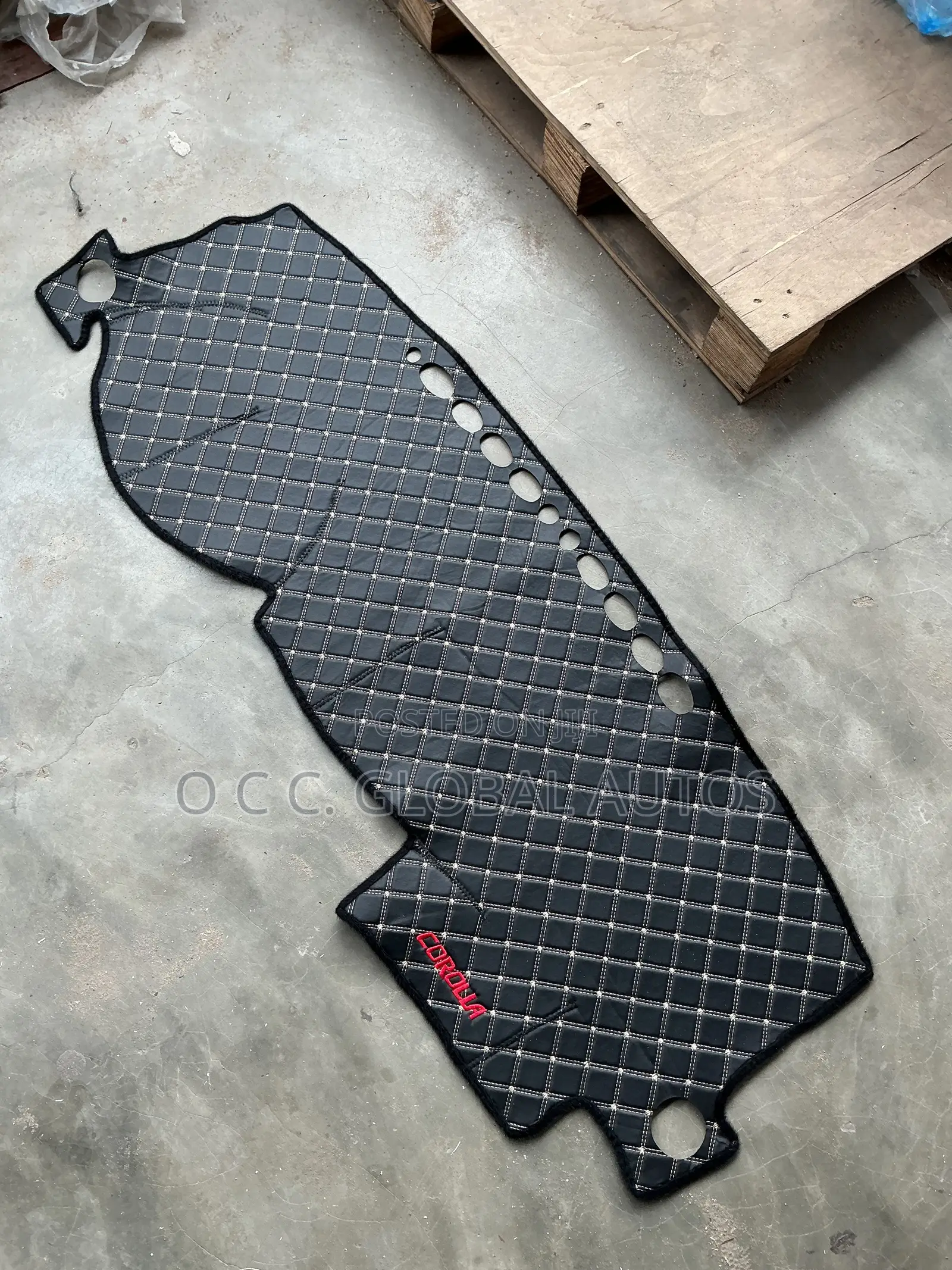 Leather Dashboard Cover for Toyota Corolla 2005