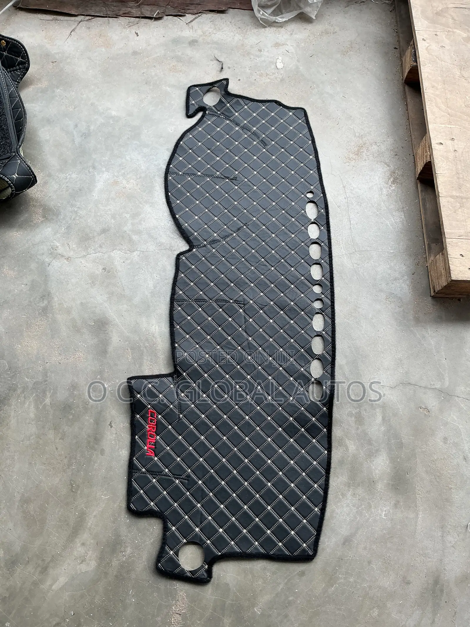 Leather Dashboard Cover for Toyota Corolla 2005
