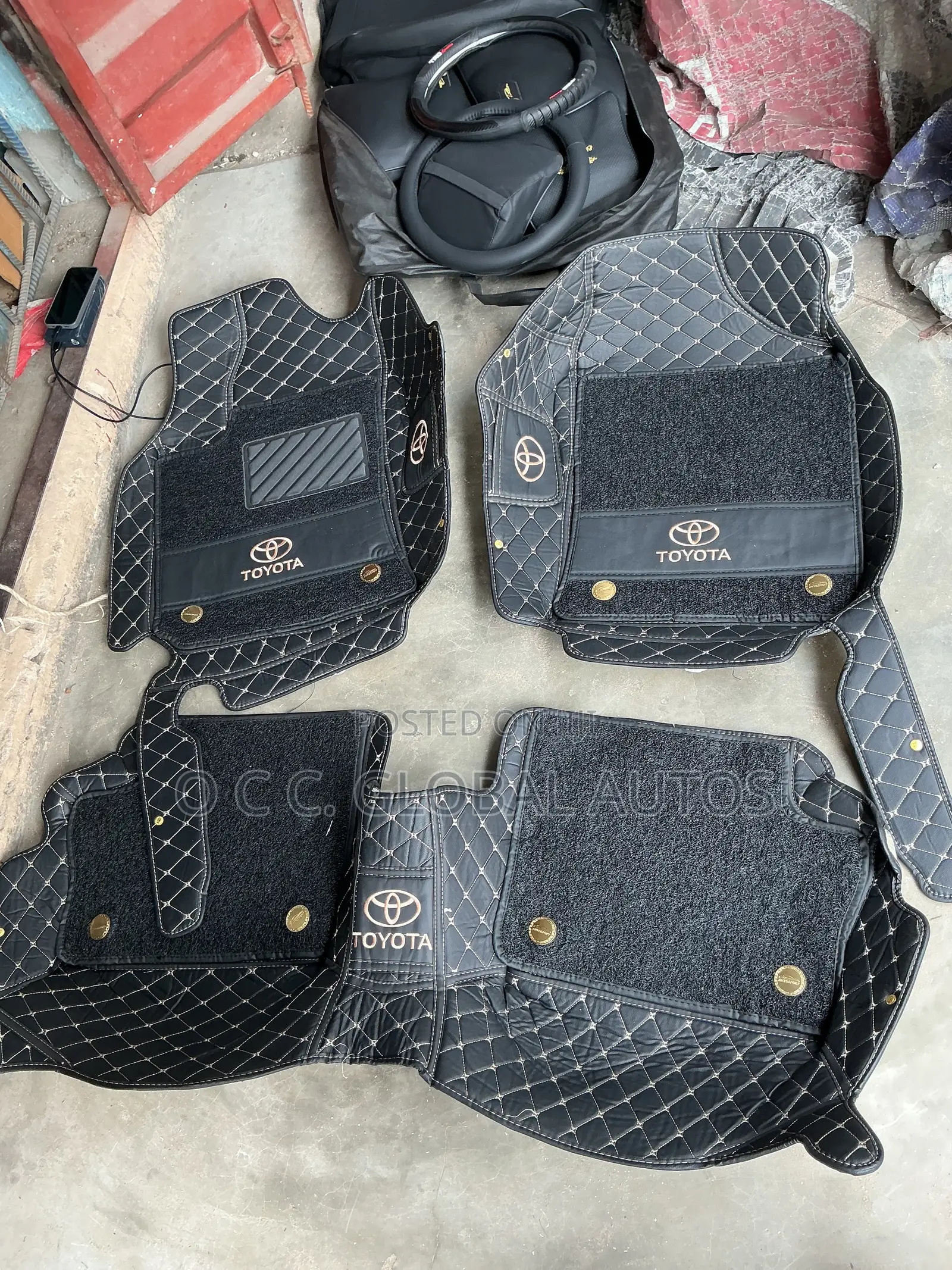 Original Seat Covers With Floor Matt Double Layer Steering Cover