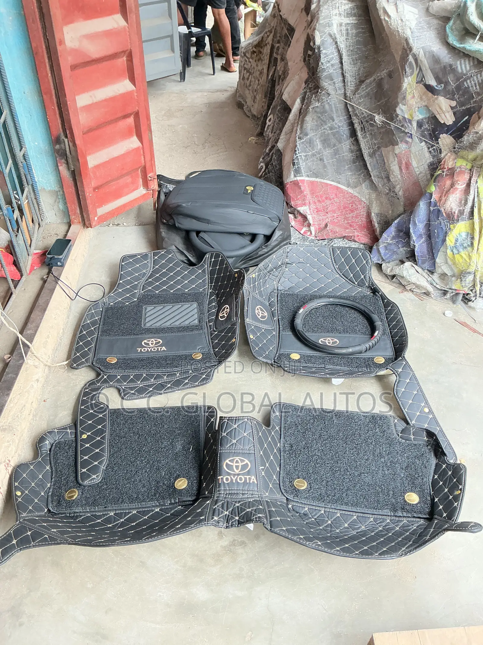 Original Seat Covers With Floor Matt Double Layer Steering Cover