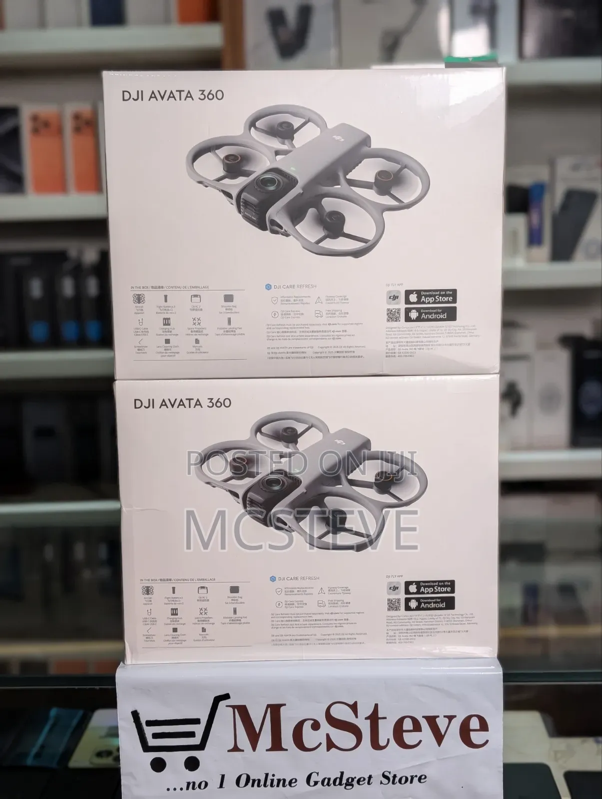 Dji Avata 360 Flymore Combo Drone With RC-2 Controller