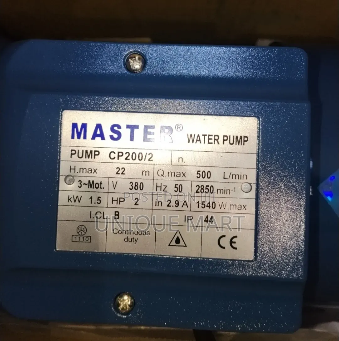 2HP Industrial Master Surface Water Pump(Three-Phase).100% Copper Coil