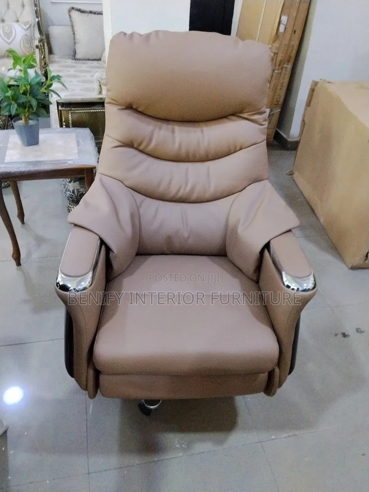 Electric Massage Ergonomic Office Chair With Footrest