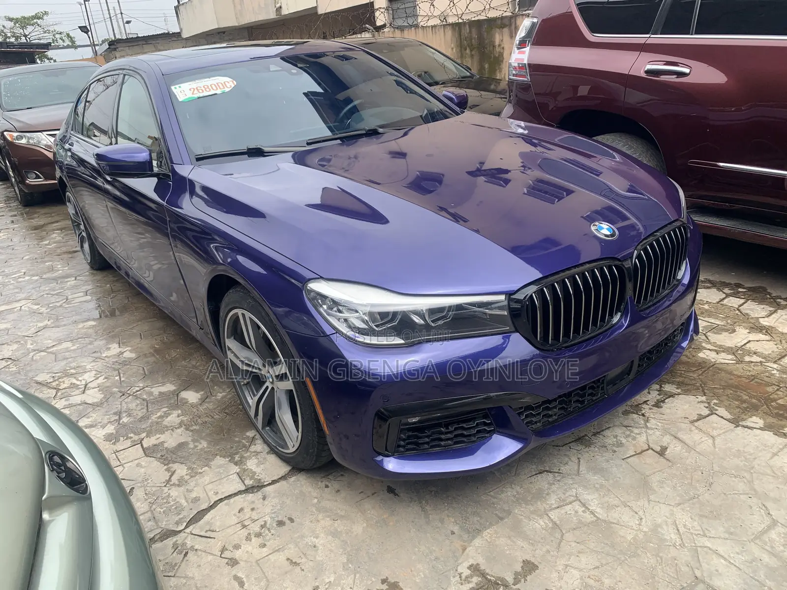 BMW 740 2018 Blue