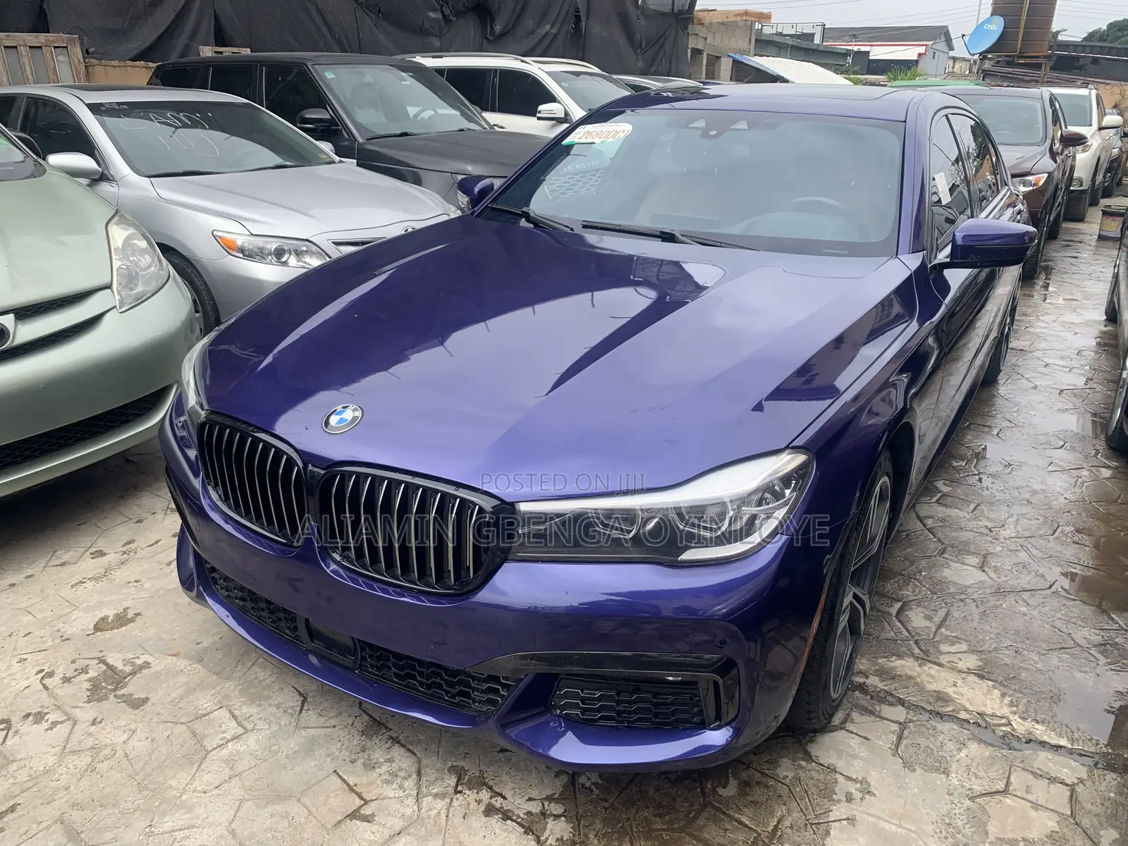 BMW 740 2018 Blue
