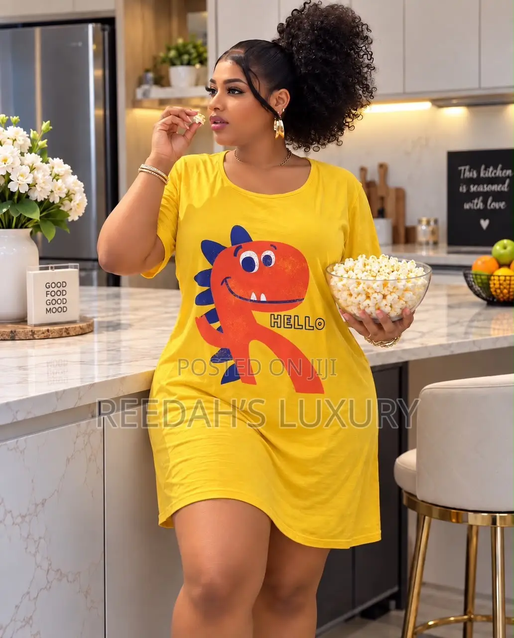 Playful Lounge Gown