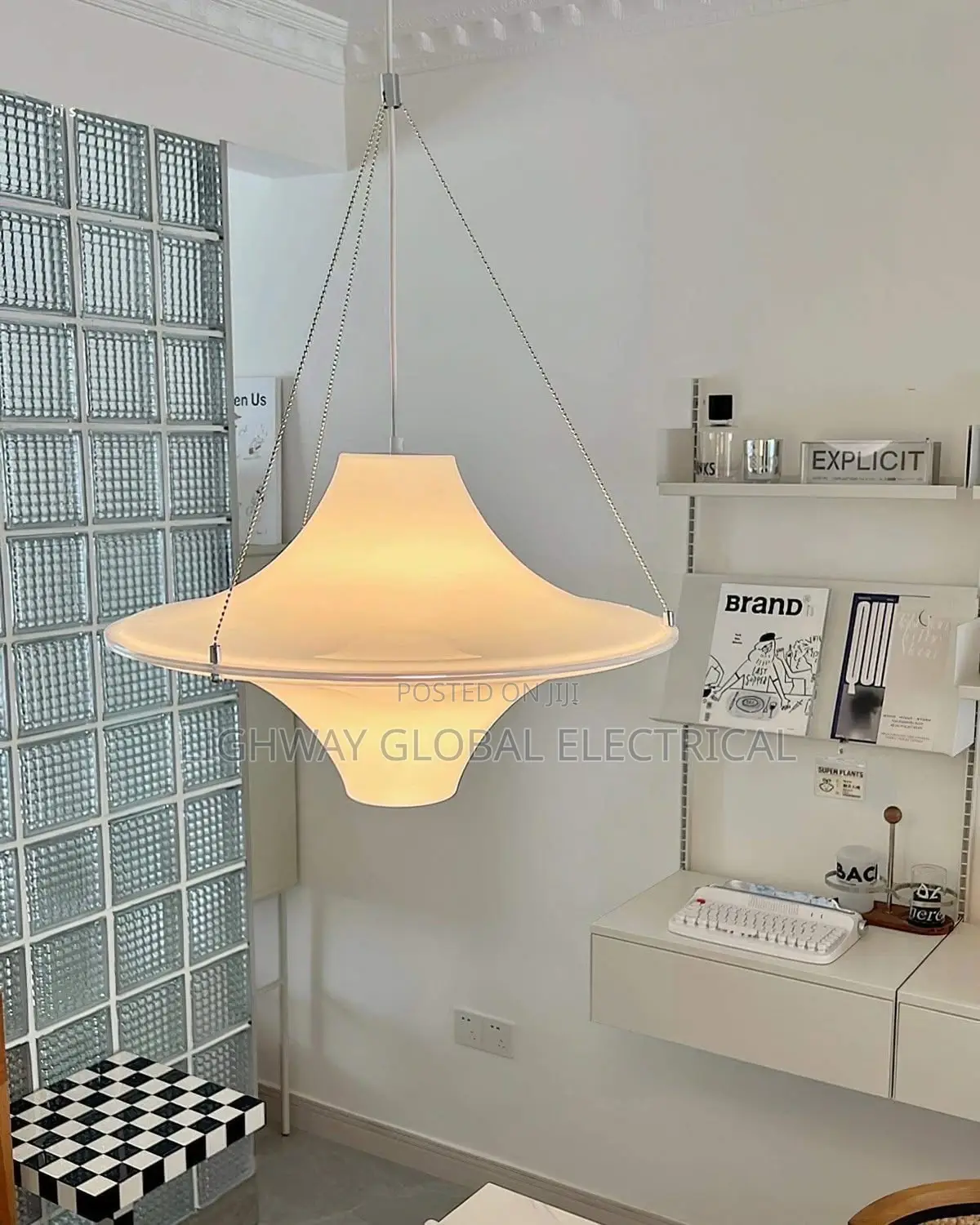 Nordic Minimalist Led Designer Acrylic Dropping Pendant Chandelier