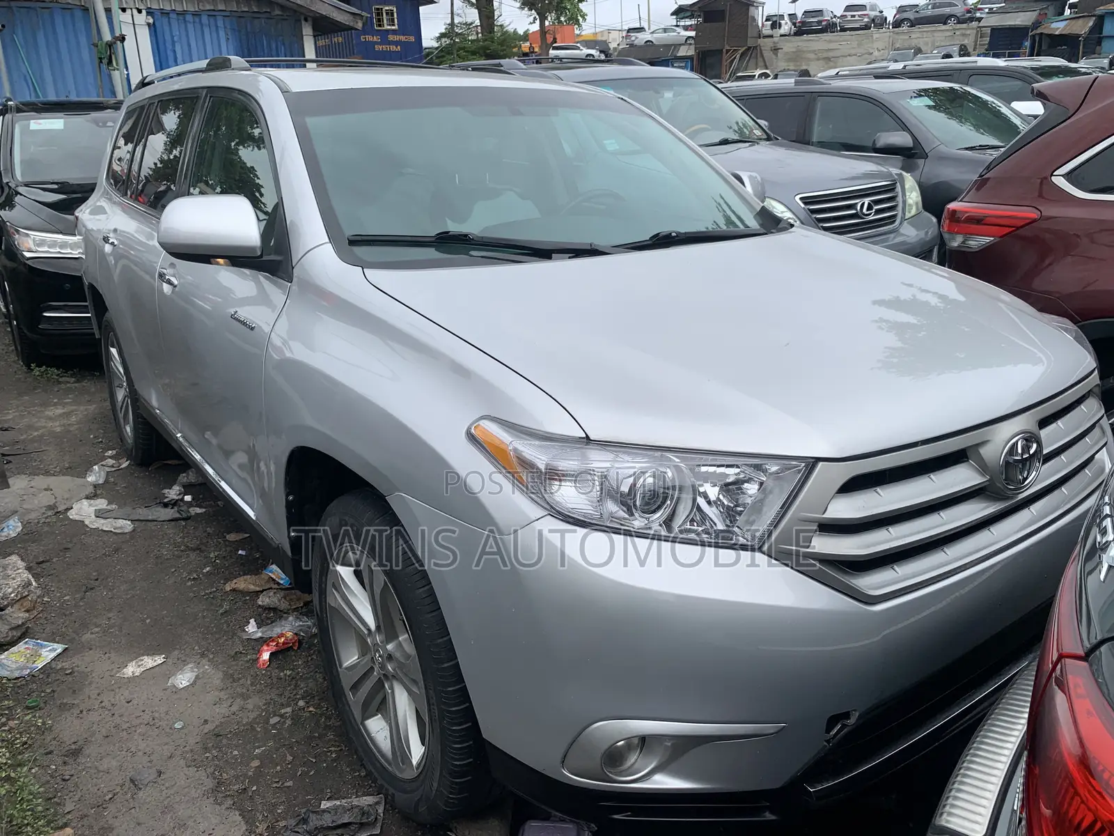 Toyota Highlander Limited 3.5l 4WD 2013 Silver