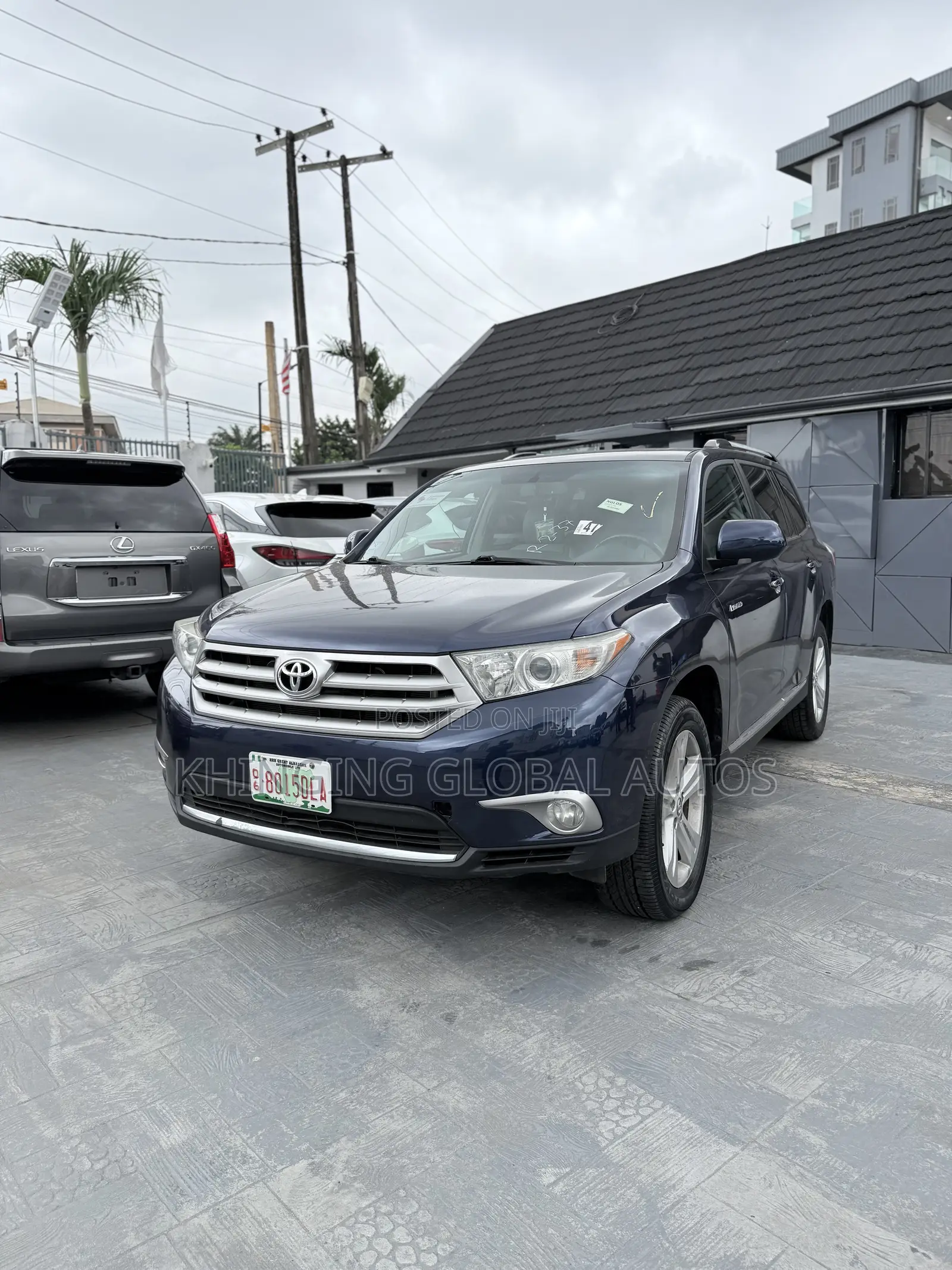 Toyota Highlander Limited 3.5l 4WD 2013 Blue