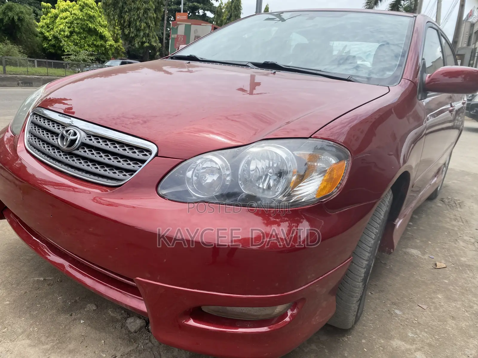 Toyota Corolla S 2007 Maroon