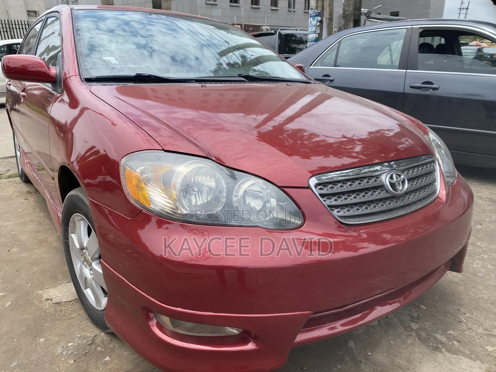 Toyota Corolla S 2007 Maroon