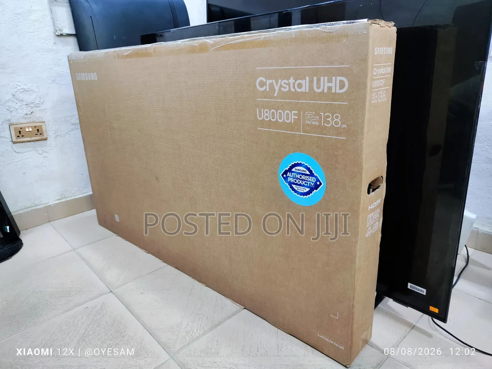 Brand New 55" Inches Samsung U8000f Bezel-Less Screen 2025 Smart TV