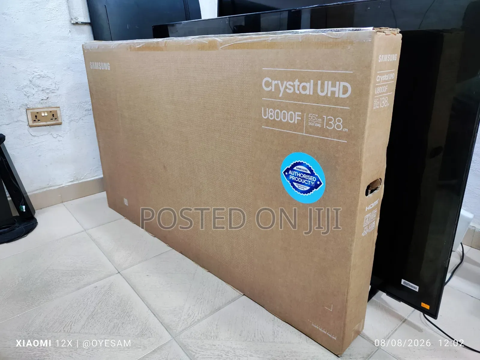 Brand New 55" Inches Samsung U8000f Bezel-Less Screen 2025 Smart TV