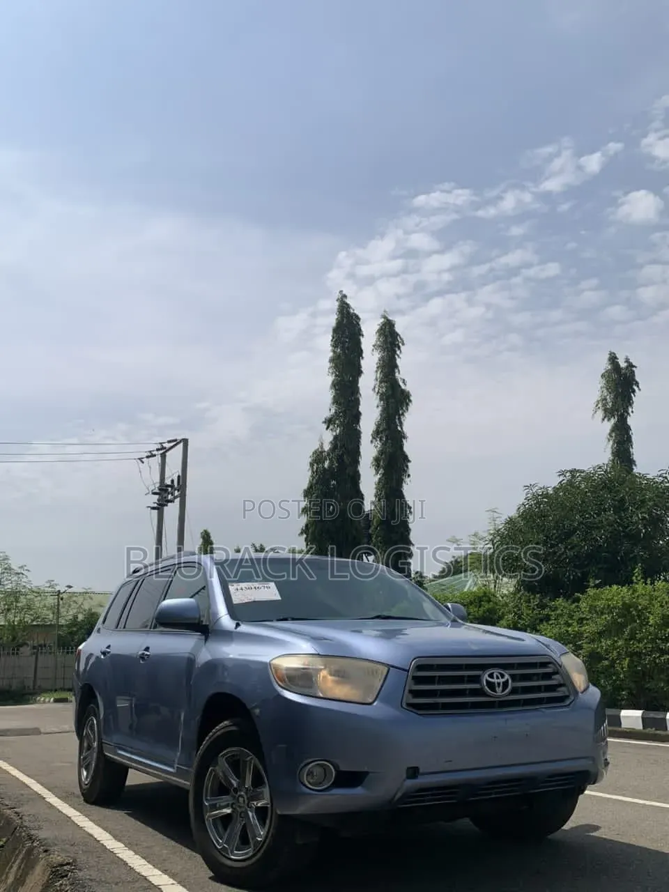 Toyota Highlander 4x4 2008 Blue
