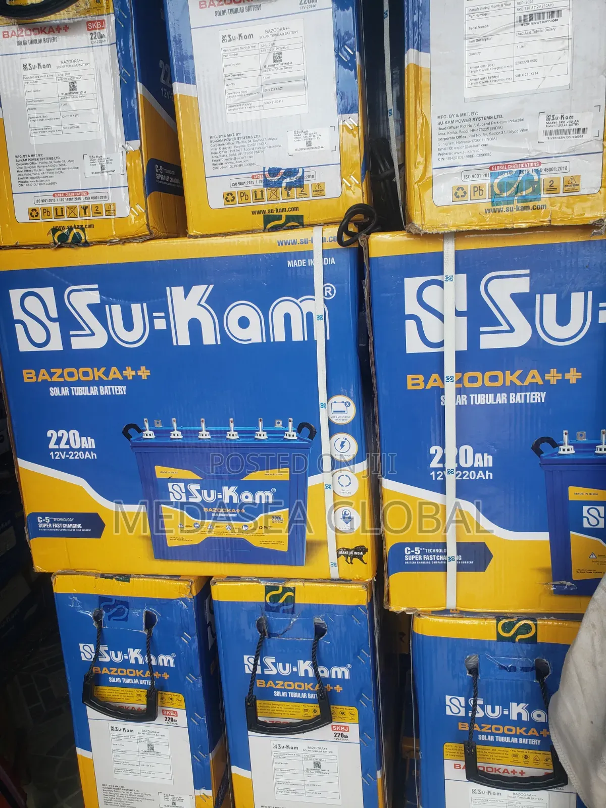 Tubular Battery 220ah Sukam