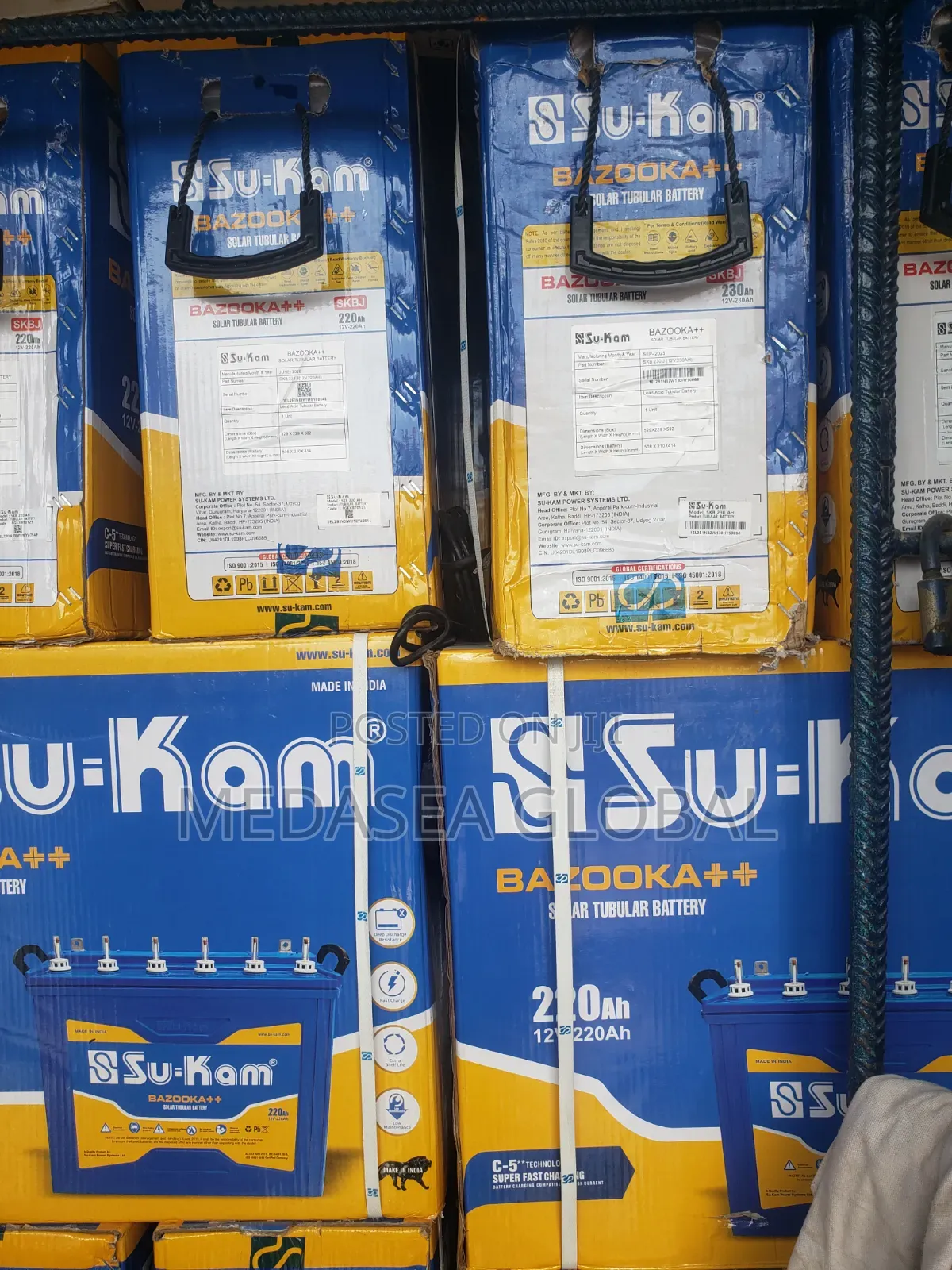Tubular Battery 220ah Sukam