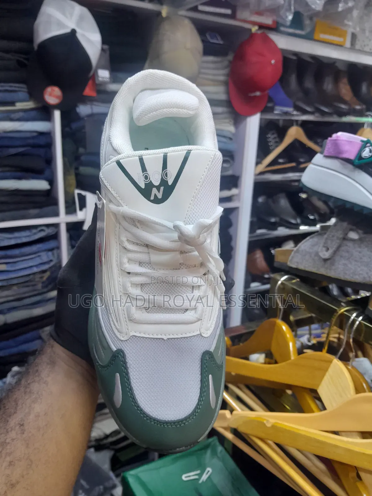 Original New Balance 1000 Sneakers - Mallard Green White