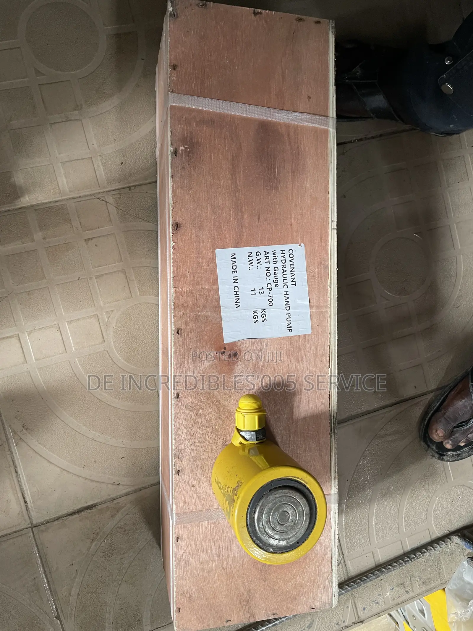 Hydraulic Hand Pump With Guage