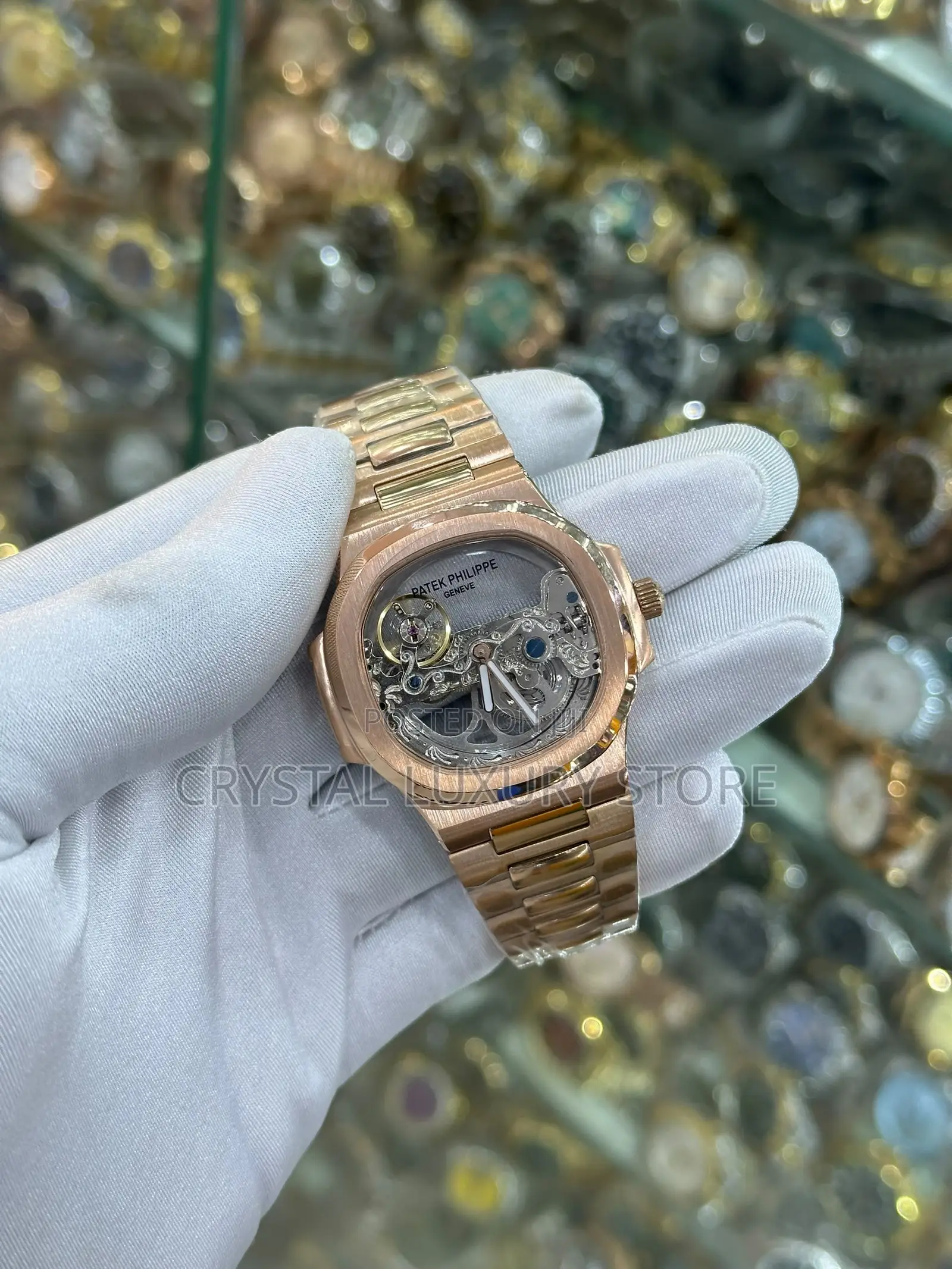 Patek Philippe Quality Luxury Men Automatic Engine Wristwatch