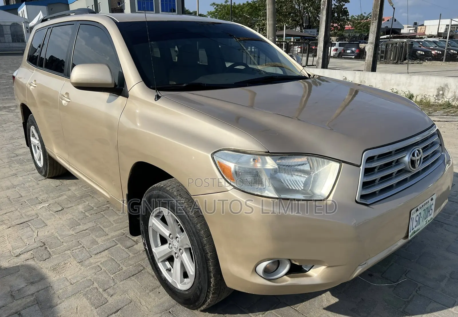 Toyota Highlander Limited 4x4 2008 Gold
