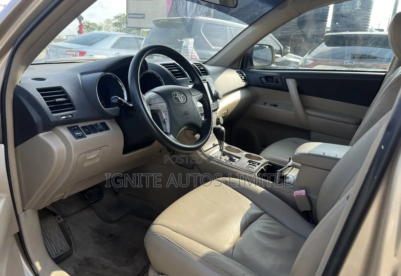 Toyota Highlander Limited 4x4 2008 Gold
