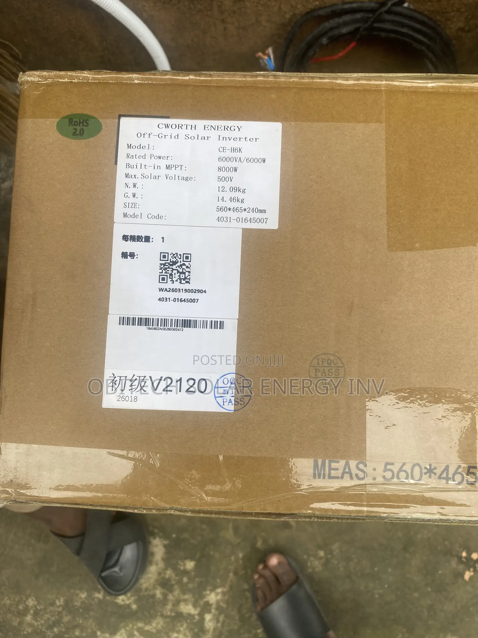 6KVA 48V Cworth Hybrid Inverter