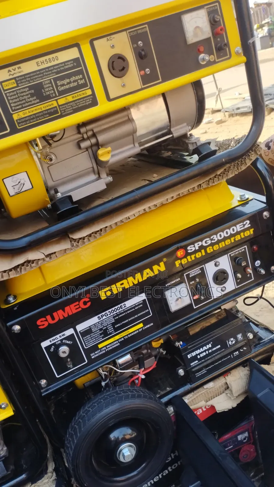Sumec Firman Spg3000e2 100% Copper 3.0kva. Key Starter
