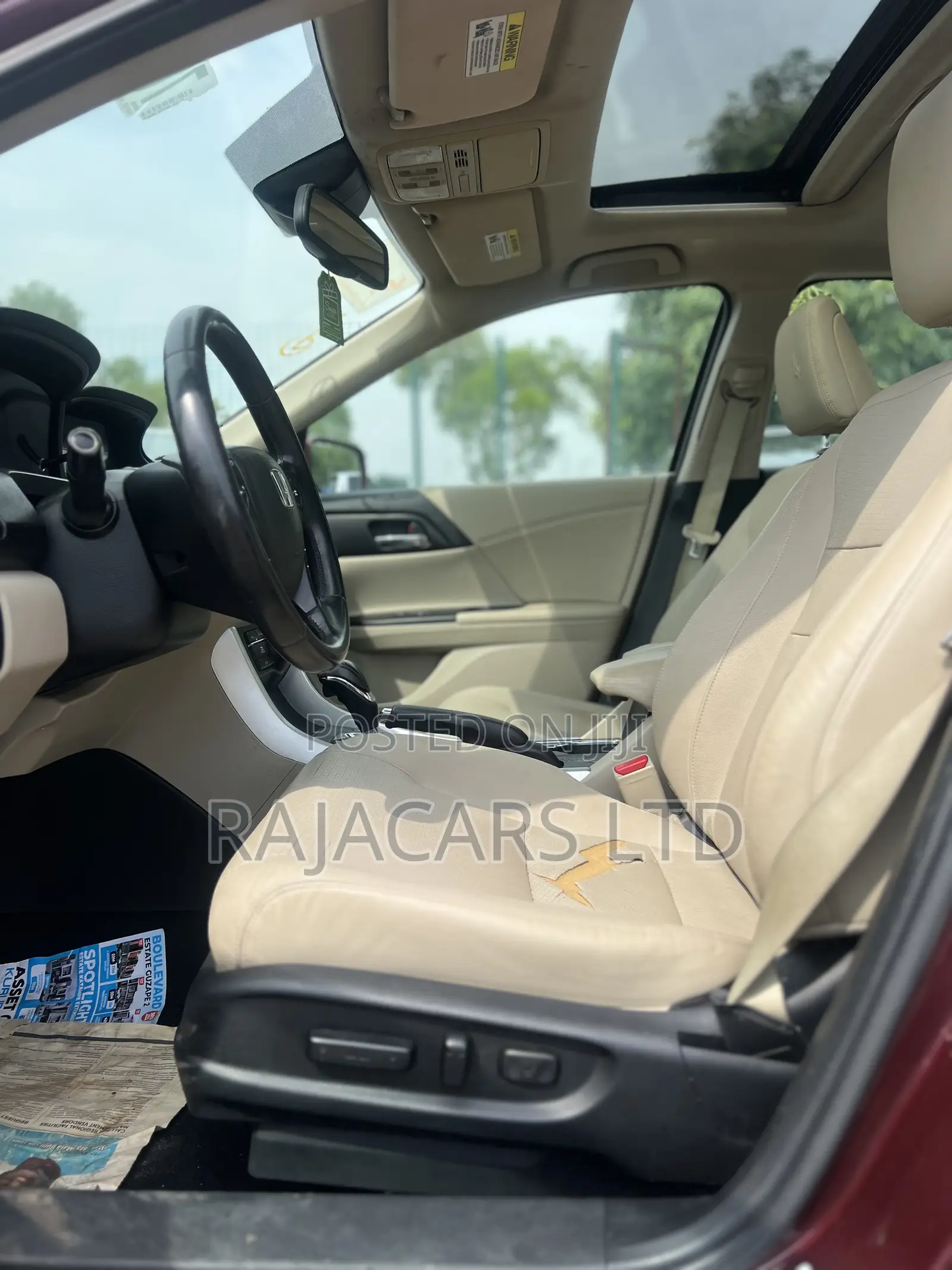 Honda Accord Touring V-6 4dr Sedan (3.5L 6cyl 6A) 2014 Maroon