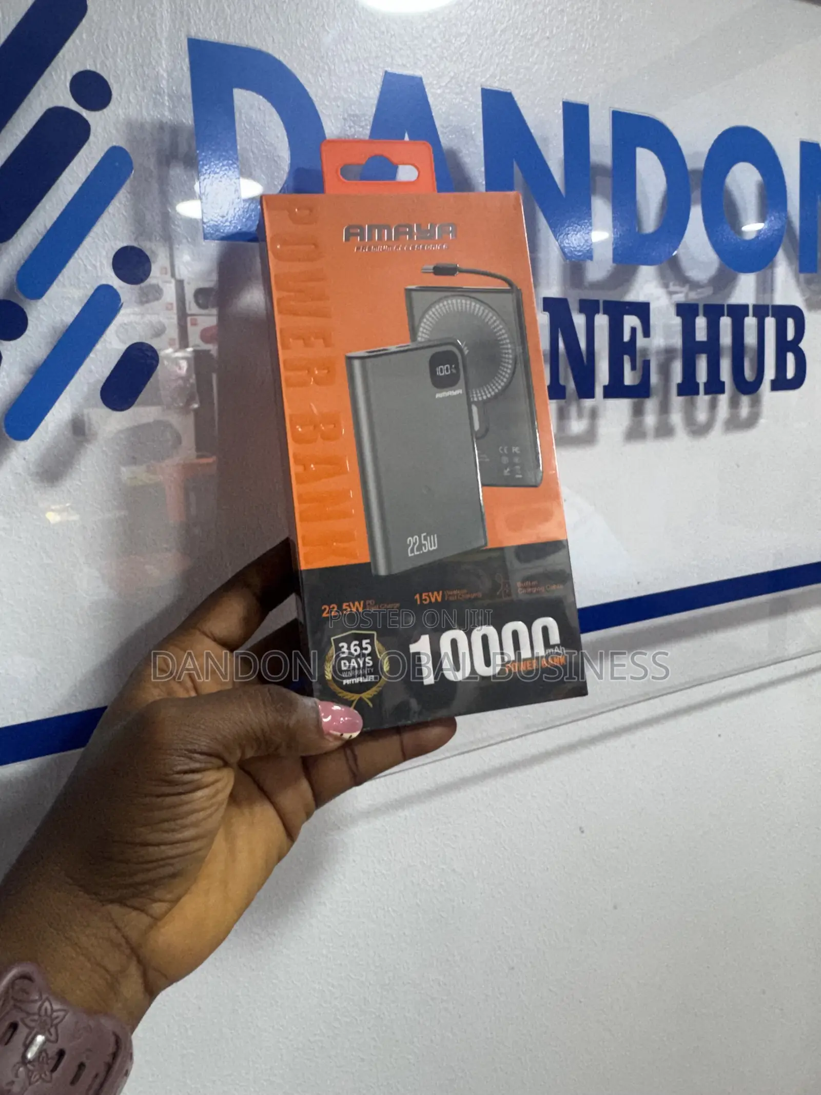 Amaya 10,000mah Wireless Powebank