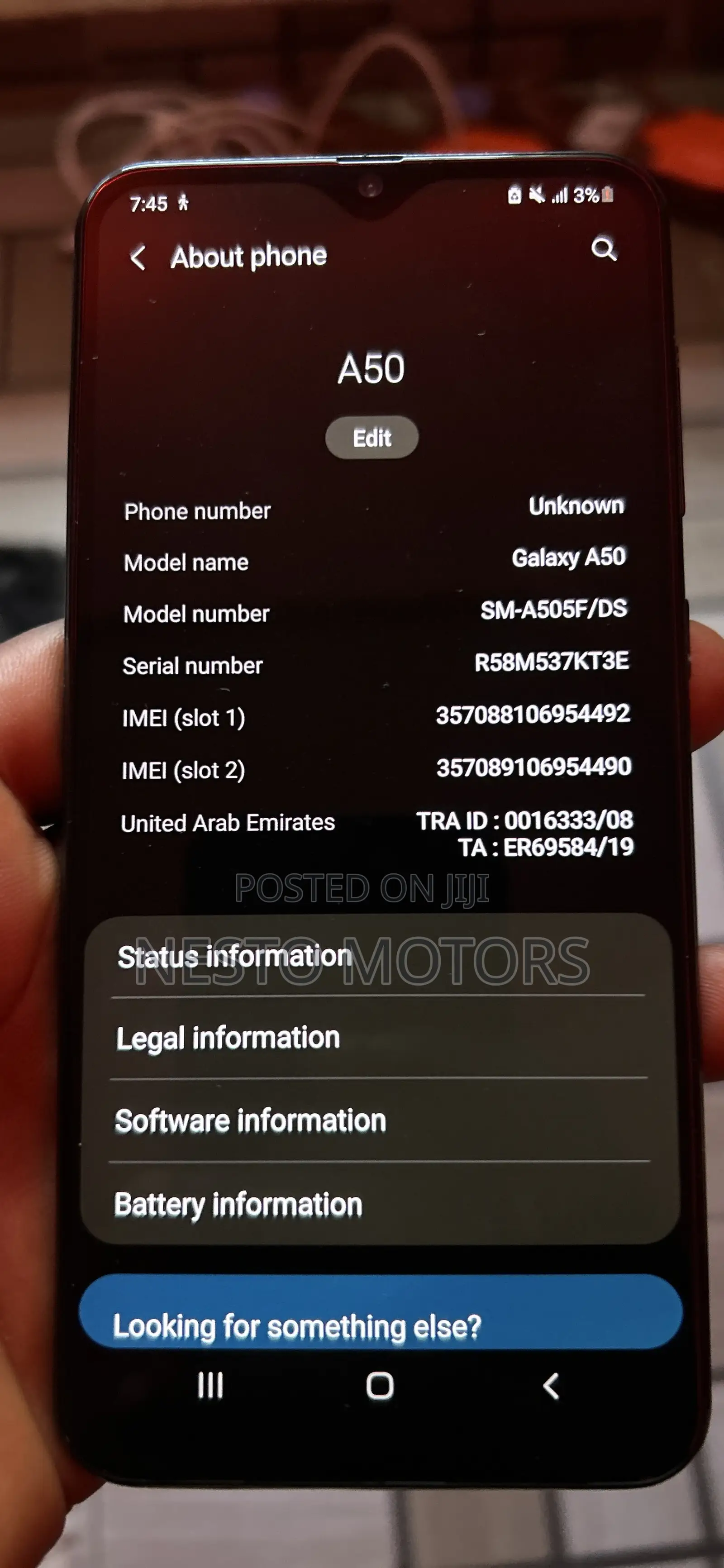 Samsung Galaxy A50 64 GB Purple