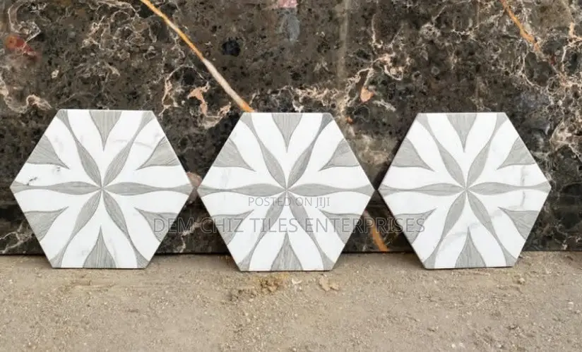 Hexagon Tiles (Llama Flower Tiles)