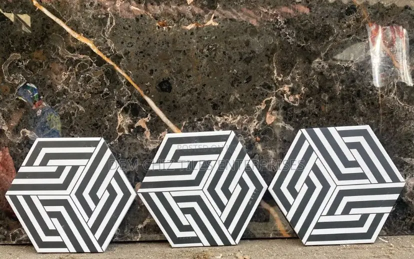 Hexagon Tiles (Llama Flower Tiles)