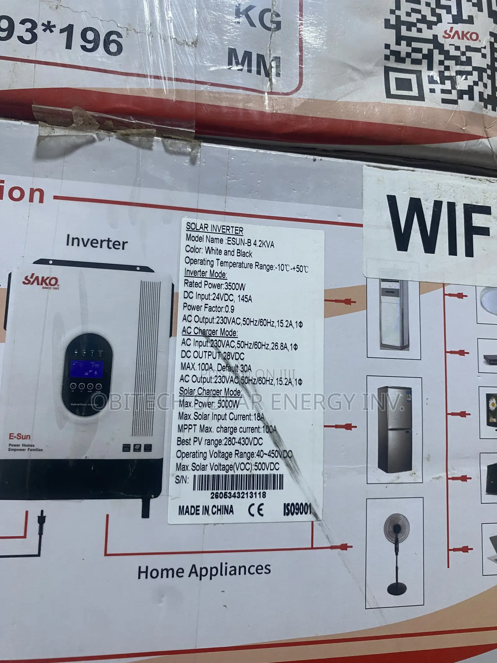 4.2kva 24v Sako Hybrid Inverter