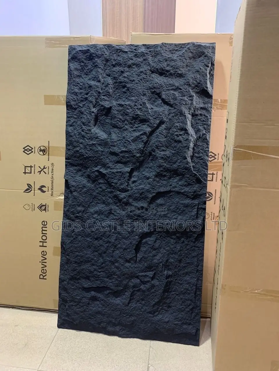 Luxury 3d Stone-Textured Wall Panel – Rock Stone Design